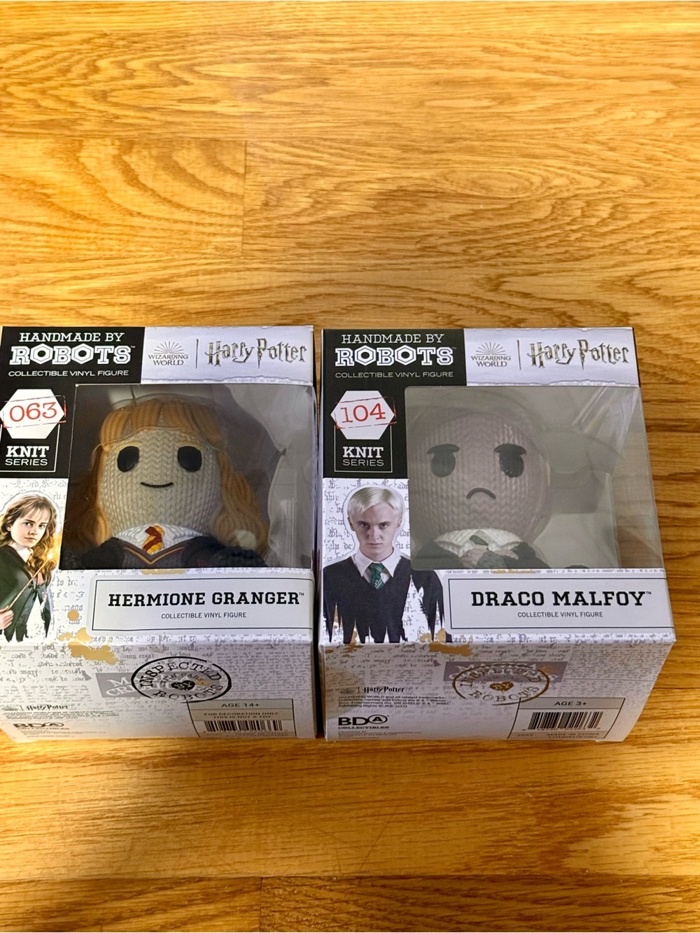 Lot Of 2 Harry Potter Vinyl  Knit Series Figures - Picture 2 of 4